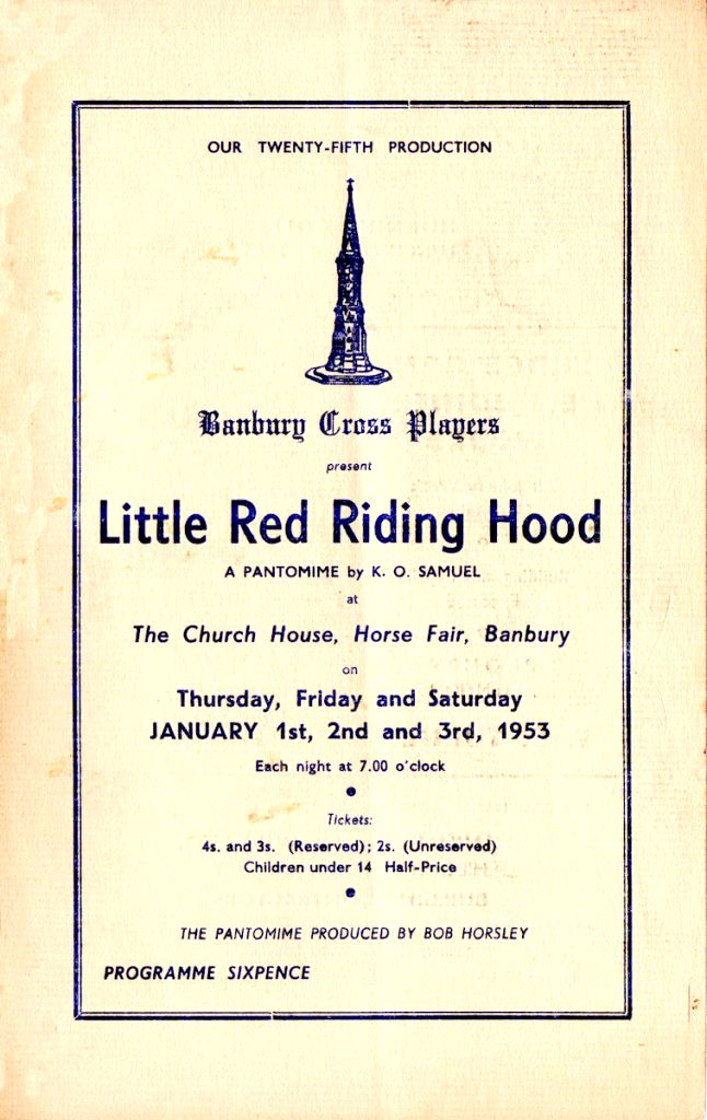 Little Red Riding Hood Programme