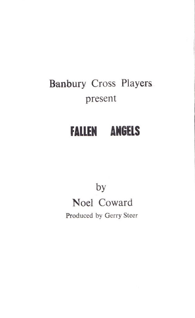 Fallen Angels Programme Front