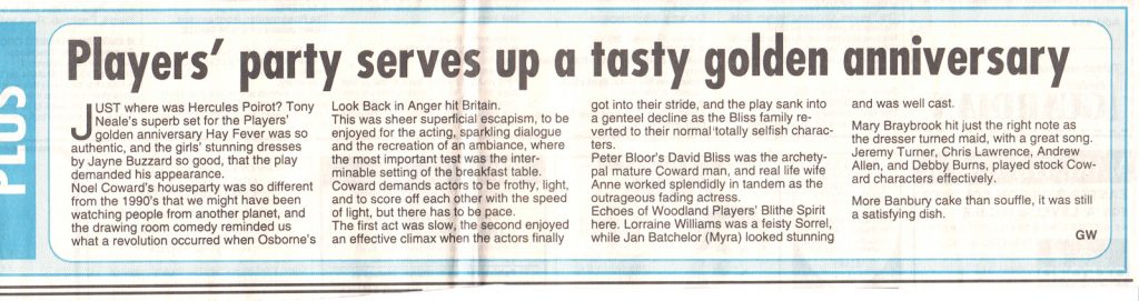 Players Party serves up a tasty golden anniversary