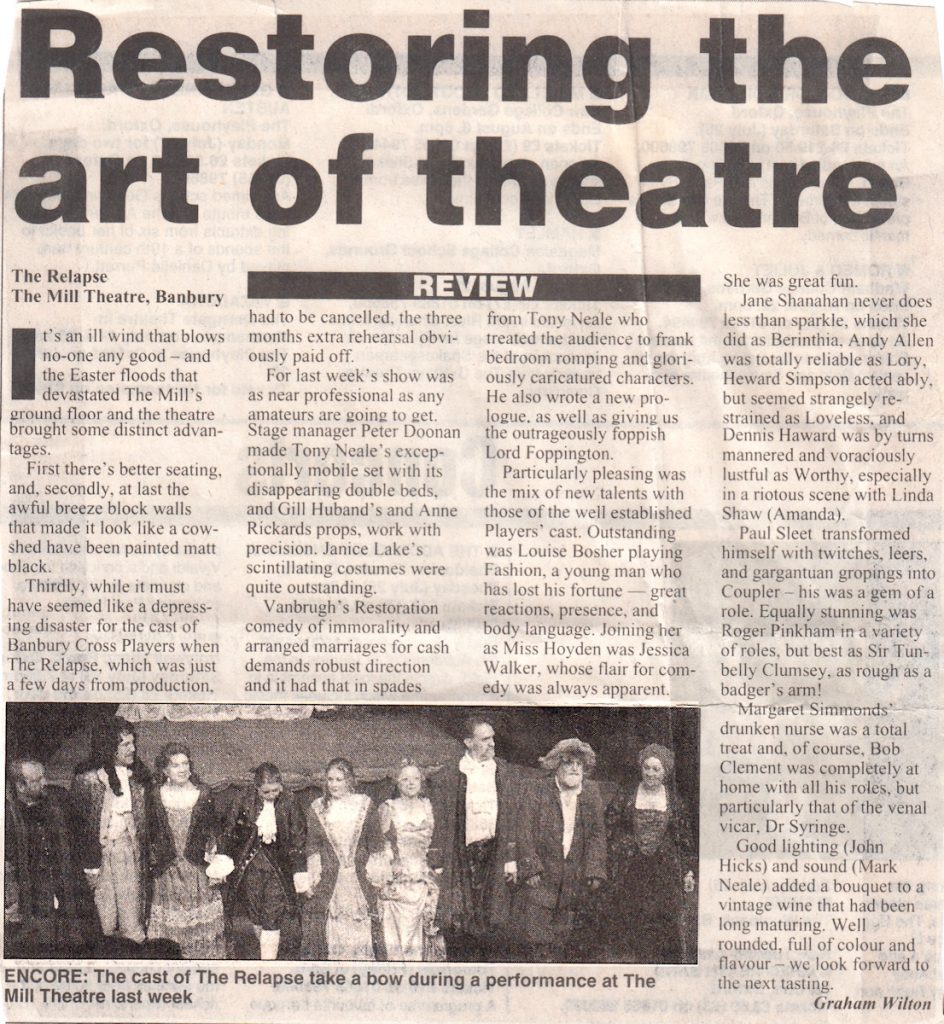 Restoring the Art of Theatre