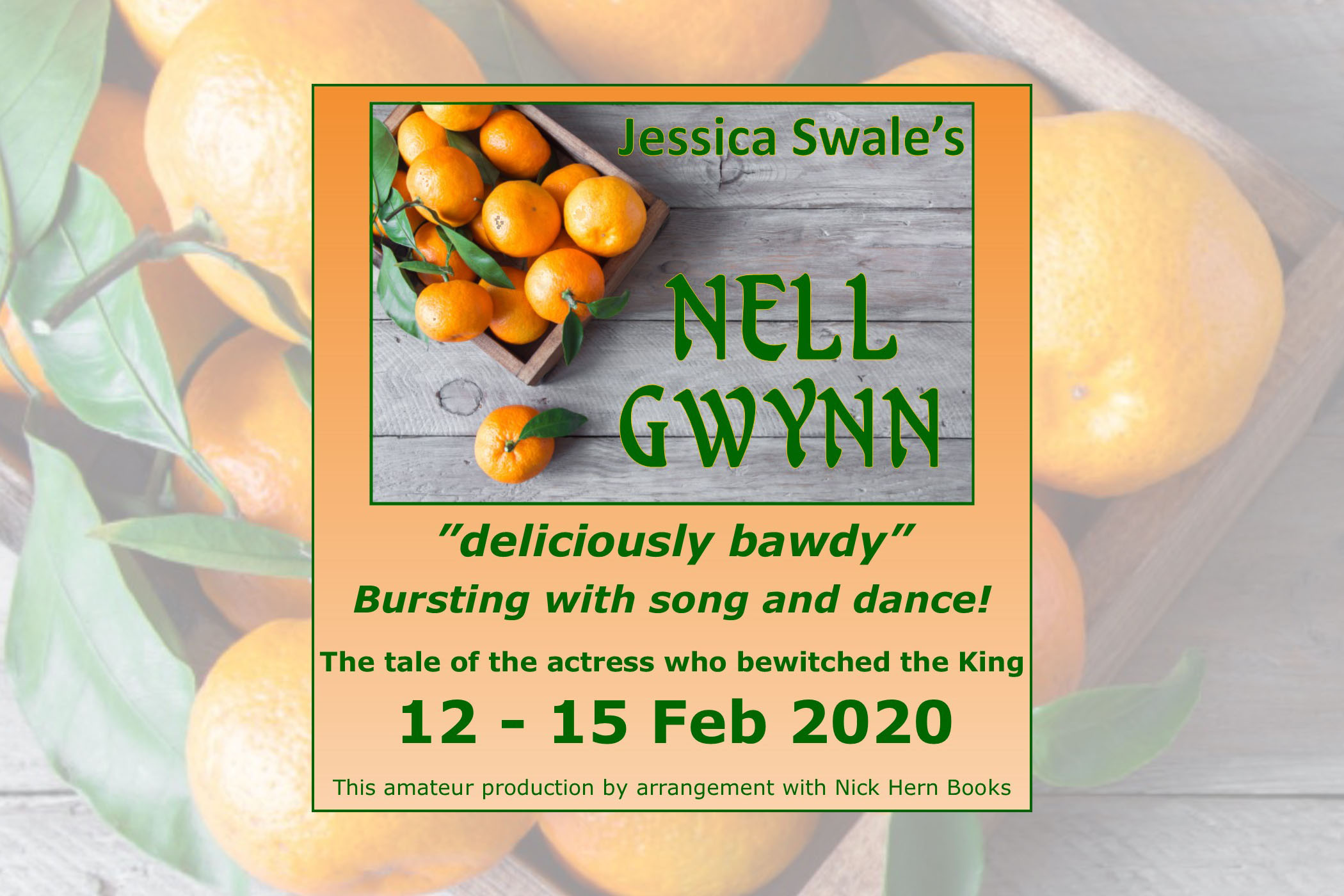 Nell Gwynn by Jessica Swale