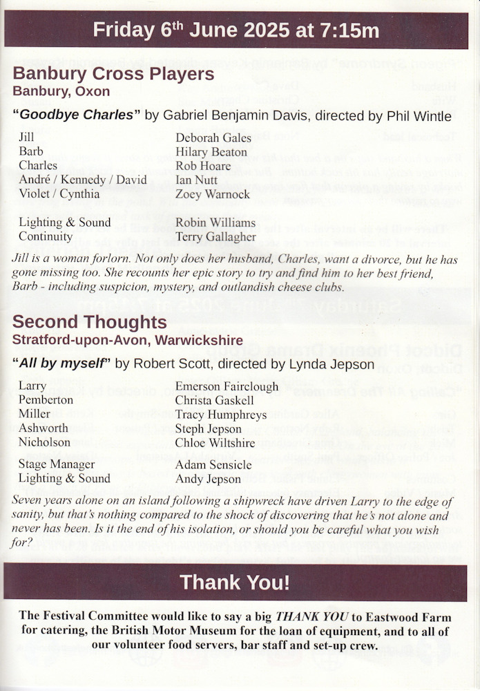 Lighthorne Programme